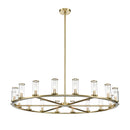 Alora - CH309018NBCG - 18 Light Chandelier - Revolve - Clear Glass/Natural Brass