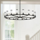 Alora - CH309018UBCG - 18 Light Chandelier - Revolve - Clear Glass/Urban Bronze