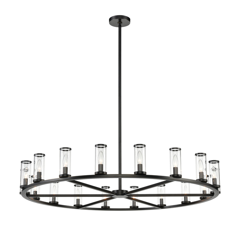 Alora - CH309018UBCG - 18 Light Chandelier - Revolve - Clear Glass/Urban Bronze