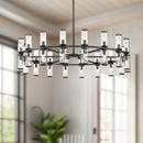 Alora - CH309036UBCG - 36 Light Chandelier - Revolve - Clear Glass/Urban Bronze