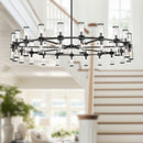 Alora - CH309042UBCG - 42 Light Chandelier - Revolve - Clear Glass/Urban Bronze