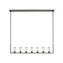 Alora - LP309007UBCG - Seven Light Island Pendant - Revolve - Clear Glass/Urban Bronze