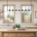 Alora - LP309077UBCG - 14 Light Island Pendant - Revolve - Clear Glass/Urban Bronze