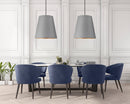 Alora - PD311025UBGG - Three Light Pendant - Calor - Gray Linen With Gold Parchment/Urban Bronze