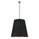 Alora - PD311030UBBG - Three Light Pendant - Calor - Black Linen With Gold Parchment/Urban Bronze