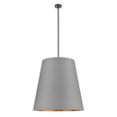 Alora - PD311030UBGG - Three Light Pendant - Calor - Gray Linen Withgold Parchmen/Urban Bronze