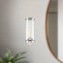 Alora - WV311601PNCG - One Light Bathroom Fixture - Revolve II - Clear Glass/Polished Nickel