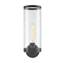 One Light Bathroom Fixture<br /><span style="color:#4AB0CE;">Entrega: 4-10 dias en USA</span><br /><span style="color:#4AB0CE;font-size:60%;">PREGUNTE POR ENTREGA EN PANAMA</span><br />Collection: Revolve II<br />Finish: Clear Glass/Urban Bronze