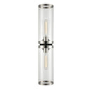 Alora - WV311602PNCG - Two Light Bathroom Fixture - Revolve II - Clear Glass/Polished Nickel