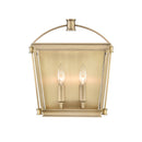 Alora - WV312202VB - Two Light Bathroom Fixture - Manor - Vintage Brass