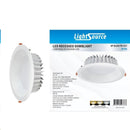 LÁMPARA DE TECHO PANEL LED EMPOTRADO CONMUTABLE 20-30-40W, 120LM/W, INTERRUPTOR CCT: 30K,40K,60K, MARCA LIGHTSOURCE.