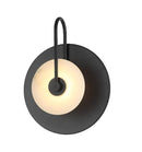 LÁMPARA DE PARED DECORATIVA ALABASTRO LED 5W, TONALIDAD DE 3000K, 110-240V, 50-60HZ, GRADO DE PROTECCION IP20, ACABADO NEGRO.