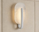 Lámpara De Pared Decorativa Led 5W 3000K 100-240V Acabado Blanco.