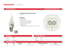 SET DE 2 FOCOS LED FILAMENTO DIMEABLES  E27-5W, 2700K, 600LM, 100-130V/50-60HZ PF>0.5, CRI>80, MARCA HONEYWELL.