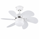 Abanico De Techo  32"1Xe27-40W ( No Incluido) 3 velocidades Cadena De Tiro 110-240V.