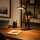 Lámpara De Mesa Para Escritorio Con Luz Led 4.5W Acabado black/ Metal Silicone.