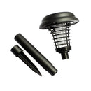 LÁMPARA TIPO ESTACA SOLAR ANTI-MOSQUITOS PARA EXTERIOR 5W, 6000K, 500V RED PANEL 2V/100MA BATERIA 600MAH.