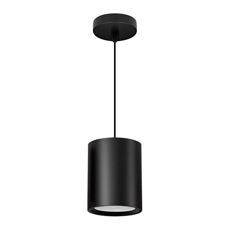 LÁMPARA DE TECHO SPOT COLGANTE 1XE27-60W - PAR30,  110-240V, 50-60HZ, GRADO DE PROTECCION IP20, ACABADO NEGRO.