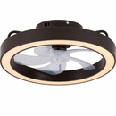 Abanico De Techo Con Luz Led 50W Cct: 30k,40k,65k Dimeable 6 Velocidades Con Control Remoto 110-240V.