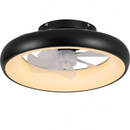 Abanico De Techo Decorativo Con Luz Led 40W 2120Lm Dimeable cct:30k,40k,60k  Control Remoto 110-240v.