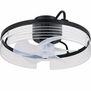 Abanico De Techo Con Luz Led 55W Cct:30k,40k,60k 2000lm Dimeable 6 Velocidades Control Remoto 110-240V.