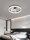 ABANICO DE TECHO CON CONTROL REMOTO Y  LUZ LED 40W, EMITE 2000LM, 6 VELOCIDADES, OPCION PARA ELEGIR TONALIDAD DE LUZ CCT: 30K,40K,60K, 110-240V, 50-60HZ, GRADO DE PROTECCION IP20, ACABADO COFFEE.