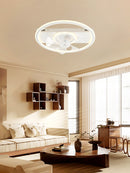 ABANICO DE TECHO CON CONTROL REMOTO Y  LUZ LED 55W, EMITE 2120LM, 6 VELOCIDADES, OPCION PARA ELEGIR TONALIDAD DE LUZ CCT: 30K,40K,60K, 110-240V, 50-60HZ, GRADO DE PROTECCION IP20, ACABADO BLANCO.