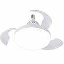 Abanico De Techo 16” Rosca E27 15W 1200Lm  Cct 30K, 40K, 60K Dimeable 3 Velocidades, Control Remoto 110-240V.