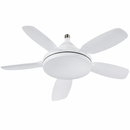 Abanico De Techo 32” Rosca E27 22W, 1760Lm, Cct 3000K, 4000K, 6000K Dimeable  3 Velocidades Control Remoto 110-240V.