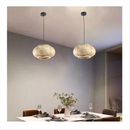 LÁMPARA DE TECHO COLGANTE DECORATIVA 1XE27-40W, 110-240V, 50-60HZ, GRADO DE PROTECCION IP20, ACABADO BAMBU.