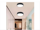 Lámpara De Techo Tipo Plafon Led, 18W, Interruptor Para Elegir Tonalidad De Luz Cct: 30K,40K,60K, 110-240V, 50-60Hz, Acabado Negro.