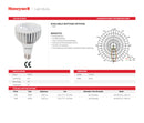 FOCO LED PAR30-E27, 30W,  EMITE 3000LM, TONALIDAD 3000K, 100-277V 50-60HZ,CRI80, ACABADO BLANCO.