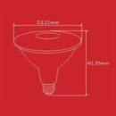 FOCO LED PAR38, 15W,1450LM,TONALIDAD 6500K, 100-277V, 50-60HZ PF0.5, CRI80, CERTICADO CE, MARCA HONEYWELL.