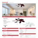 ABANICO DE TECHO VERONA 32" DECORATIVO SATIN NICKEL 1XE27-40W ( NO INCLUIDO) CADENA DE TIRO