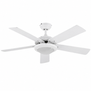 Abanico De Techo Decorativo Blanco 52"  2Xe27-40W  ( No Incluido) Cadena Tiro 110-240V.
