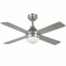 Abanico De Techo Fulton 52" Con Luz Led 15W Cct:30k,40k,60k Dimeable 3 Velocidades Control Remoto 110-240V.