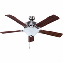 Abanico De Techo Calera 52" Decorativo 2XE27-50W (No Incluido) Cadena De Tiro.