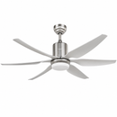 Abanico De Techo Luxia 66" Con Luz  Led 20W Cct:30k,40k,65k Dimeable 6 Velocidades Control Remoto 110-240V.