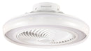 ABANICO DE TECHO UFO 19” DECORATIVO BLANCO CON LUZ  LED 40W CONTROL REMOTO