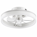 Abanico De Techo Austin 16¨Con Luz Led 25W Cct:30k,40k,60k Dimeable 6 Velocidades Control Remoto.