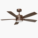 Abanico De Techo Vegas 42' Con Luz Led 20W Cct:30k, 40k, 60k Dimeable 6 Velocidades Control Remoto 110-240V.