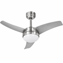 Abanico De Techo Elio 42" Con Luz Led 20W Cct: 30k,40k,65k Dimeable 6 Velocidades Con Control Remoto 110-240V.