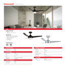 ABANICO DE TECHO ELIO 42"  DECORATIVO SILVER CON LUZ LED 20W CON CONTROL REMOTO