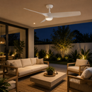 Abanico De Techo Oxford 52¨ Luz  Led  20W cct: 30k,40k,60k Dimeable 6 Velocidades Control Remoto 110-240v.