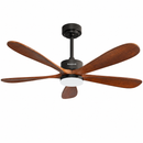 Abanico De Techo Portland 52” Con Luz Led 18W Cct: 30k,40k,60k Dimeable 6 Velocidades Control Remoto 110-240V.