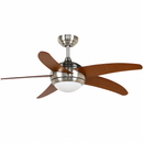 Abanico De Techo Elle 52¨ Con Luz Led 20W cct:30k,40k,60k Dimeable 6 Velocidades Control Remoto 110-240V.