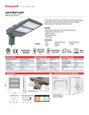 LÁMPARA DE POSTE DE CALLE CONMUTABLE 100W( EMITE 16,856LM),150W(24,359LM) ,200W(30,455LM) INTERRUPTOR PARA ELEGIR TONALIDAD DE LUZ CCT: 40K,50K,60K, 100-277V 50-60HZ, GRADO DE PROTECCION IP65, MARCA HONEYWELL.