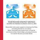 ABANICO DE TECHO MODERNO FLORIDA 52"  BLANCO CON  CONTROL REMOTO