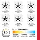 ABANICO DE TECHO AUSTIN 16¨DECORATIVO NEGRO CON LUZ LED 25W, CONTROL REMOTO