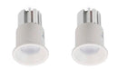 KIT 2PCS. MINI SPOT LED 2W 3K 160LM 110-240V.
